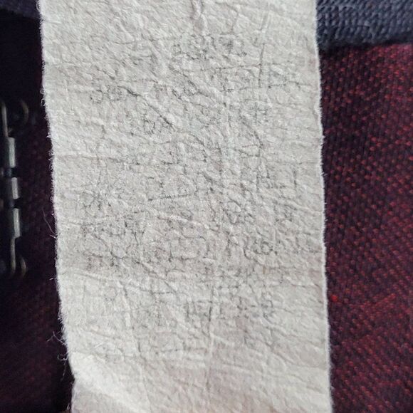 Vintage 90s Flare Pants 10 Oxblood Form Fitting Stretch Retro 70's Disco Gothic - Picture 8 of 10